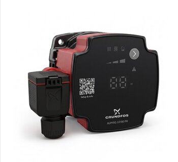 KOMBİ POMPA MOTORU GRUNDFOS FREKANS KONTROLLÜ ALPHA 1 GO 80